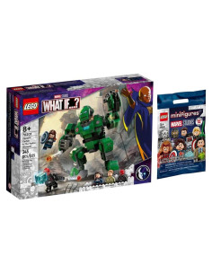 LEGO Marvel Capitán Carter y Hidra Stomper 76201 + Minifigura