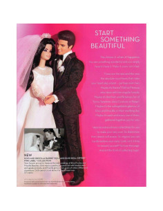 Muñecas Barbie Collector Elvis y Priscilla Boda 2008 2