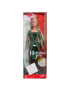 Muñeca Barbie Alegría Navideña 2003 Mattel 32.8x11.7cm