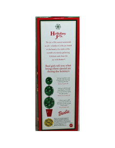 Muñeca Barbie Alegría Navideña 2003 Mattel 32.8x11.7cm 2