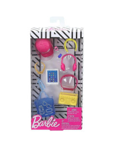 Paquete de Accesorios Barbie - Radiograbadora, Auriculares, Bolsa 2