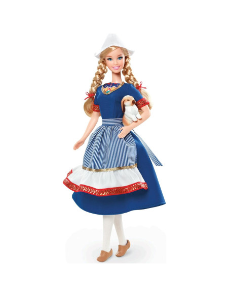 Muñeca Barbie Coleccionista Holanda con Accesorios