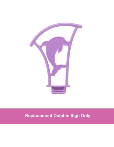 Señal de Delfín Morado de Reemplazo para Casa de Muñecas Barbie HMX10