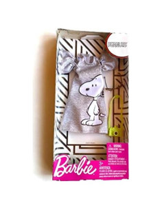 Ropa de Muñeca Barbie Mattel - Atuendo Snoopy y Accesorios
