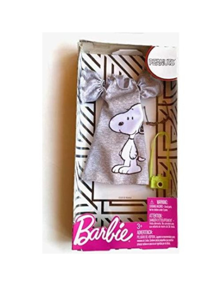 Ropa de Muñeca Barbie Mattel - Atuendo Snoopy y Accesorios