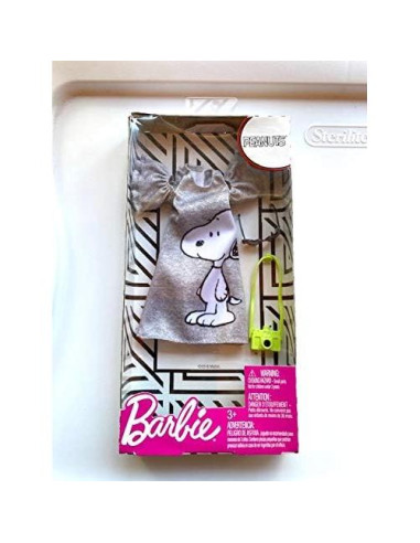 Ropa de Muñeca Barbie Mattel - Atuendo Snoopy y Accesorios