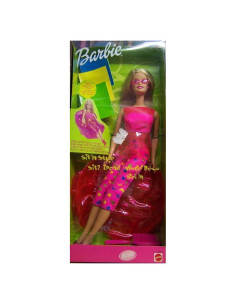 Muñeca Barbie Sentada con Estilo Mattel 32.77x14.22cm