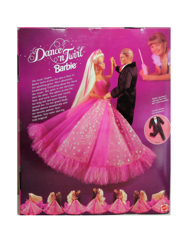 Muñeca Barbie Baila y Gira Control Remoto Mattel 1994