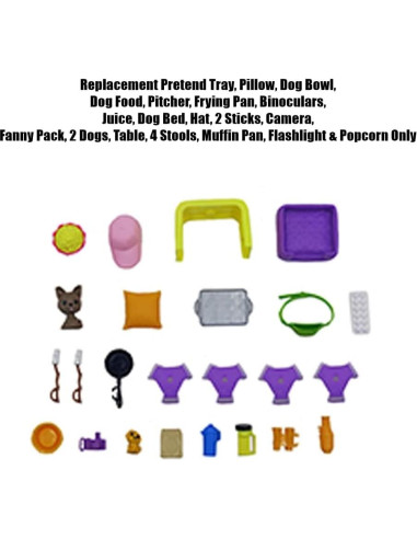 Piezas de Repuesto Barbie HCD46 - Utensilios de Cocina y Camping