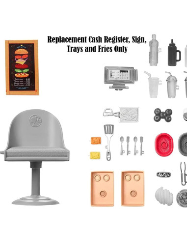Piezas de Repuesto para Camión de Comida Barbie GMW07