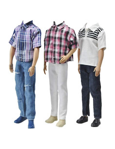 Conjunto de Ropa Casual E-TING para Muñecas 30 cm - 3 Piezas