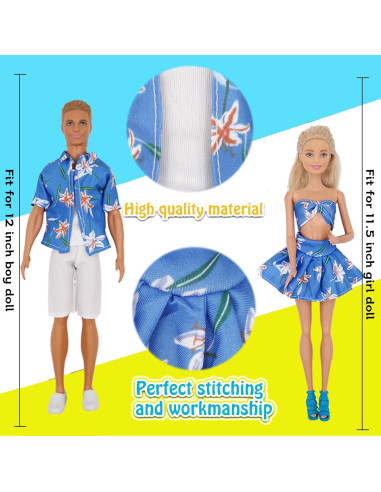 89 Piezas Ropa y Accesorios para Muñecos 30 y 29 cm ZTWEDEN