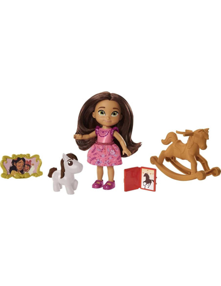 Muñeca Lucky Spirit Untamed Mattel 10.16 cm 5 Juntas Móviles