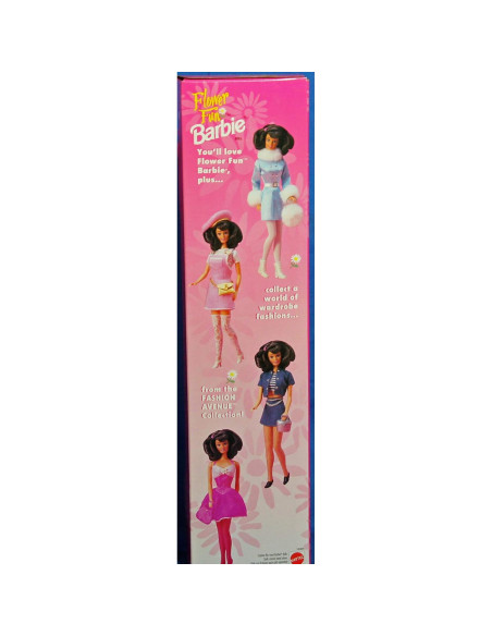 Muñeca Barbie Diversión Floral Mattel 32.5x8.4x4.8cm