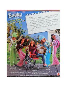 Muñeca Barbie Becky Fotógrafa Escolar con Silla de Ruedas 2