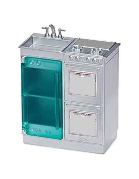 Pieza de Repuesto Barbie 3-en-1 DreamCamper GHL93 - Fregadero, Refrigerador y Estufa