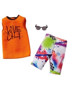 Conjunto Ken Barbie Amor Cali - Top y Pantalones Cortos