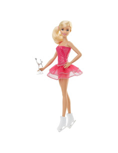 Muñeca Barbie Patinadora Profesional con Trofeo - Mattel