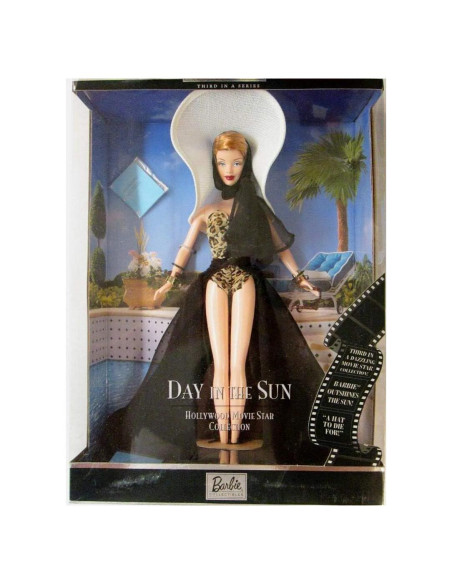 Muñeca Barbie Estrella de Cine Hollywood 34.8x24.4cm