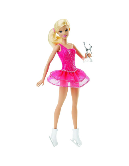 Muñeca Barbie Patinadora Profesional con Trofeo - Mattel