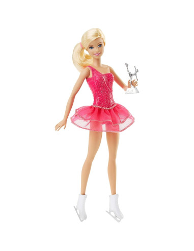 Muñeca Barbie Patinadora Profesional con Trofeo - Mattel