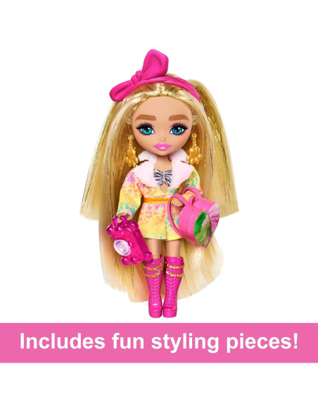 Muñeca de Viaje Barbie Extra Fly Minis Look Safari 13.97 cm