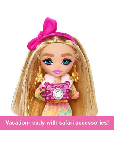 Muñeca de Viaje Barbie Extra Fly Minis Look Safari 13.97 cm