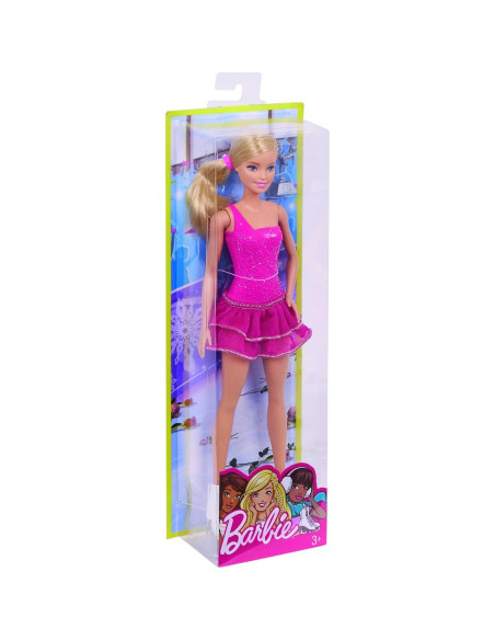 Muñeca Barbie Patinadora Profesional con Trofeo - Mattel