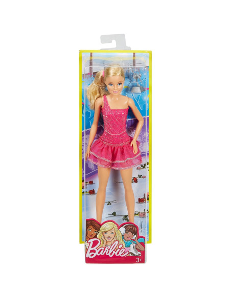 Muñeca Barbie Patinadora Profesional con Trofeo - Mattel