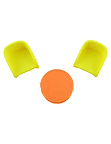 Piezas de Repuesto Fisher-Price Little People HCF61 - Mesa Naranja y 2 Sillas Amarillas