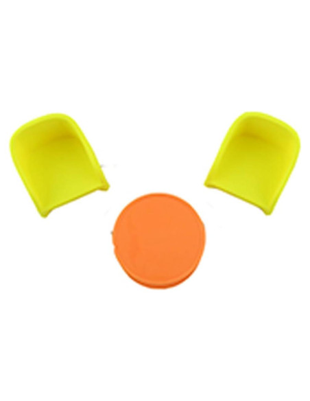 Piezas de Repuesto Fisher-Price Little People HCF61 - Mesa Naranja y 2 Sillas Amarillas