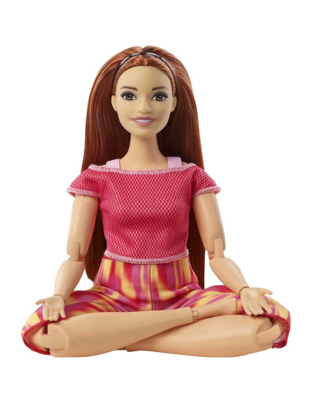 Muñeca Barbie Hecha para Moverse Curvy con 22 Juntas Flexibles