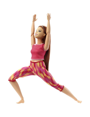 Muñeca Barbie Hecha para Moverse Curvy con 22 Juntas Flexibles