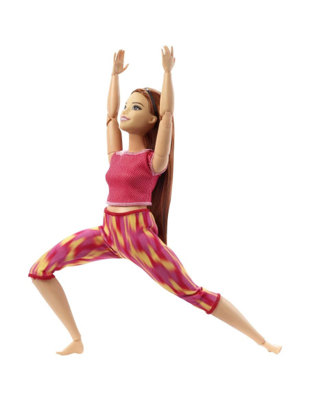 Muñeca Barbie Hecha para Moverse Curvy con 22 Juntas Flexibles