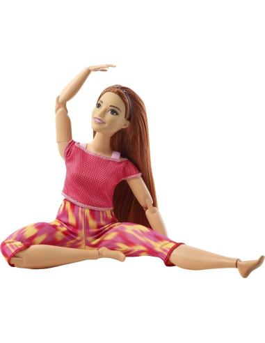 Muñeca Barbie Hecha para Moverse Curvy con 22 Juntas Flexibles
