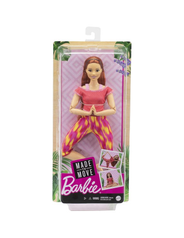 Muñeca Barbie Hecha para Moverse Curvy con 22 Juntas Flexibles