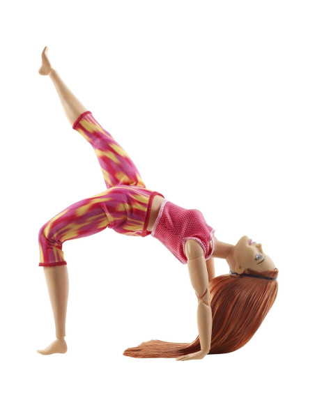 Muñeca Barbie Hecha para Moverse Curvy con 22 Juntas Flexibles