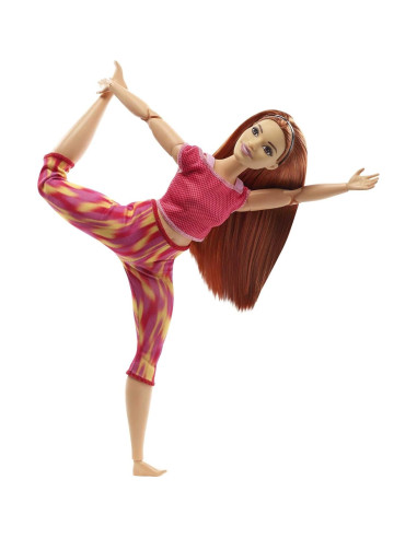 Muñeca Barbie Hecha para Moverse Curvy con 22 Juntas Flexibles