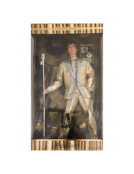 Muñeca Barbie Elvis Presley Colección Tesoros Eternos 29.8 cm