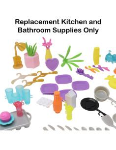Piezas de Repuesto Barbie Dreamhouse HMX10 - Cocina y Baño 2