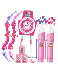 Conjunto de Arco y Flecha SpringFlower 2 con Luz LED