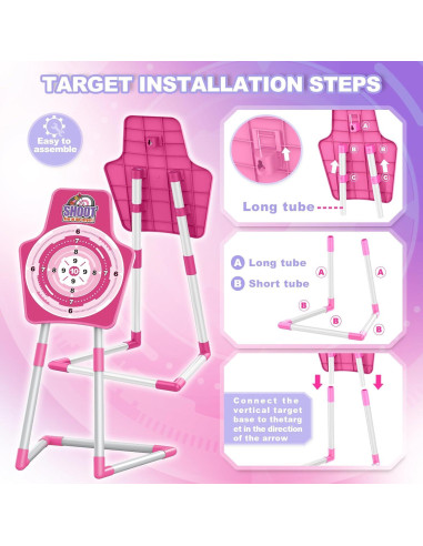 Conjunto de Arco y Flecha SpringFlower 2 con Luz LED