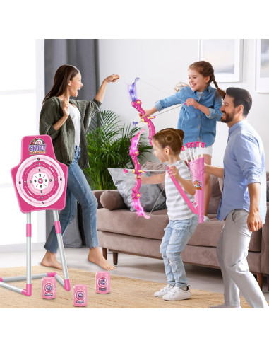 Conjunto de Arco y Flecha SpringFlower 2 con Luz LED