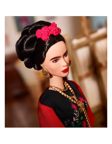 Muñeca Frida Kahlo Barbie Mujeres Inspiradoras 32.39 cm