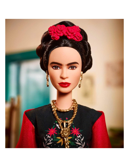 Muñeca Frida Kahlo Barbie Mujeres Inspiradoras 32.39 cm