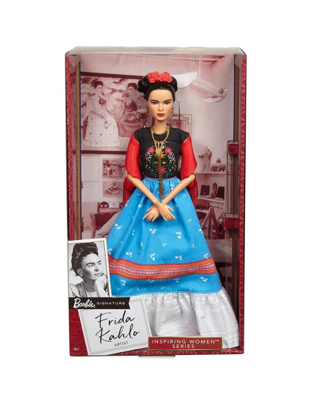 Muñeca Frida Kahlo Barbie Mujeres Inspiradoras 32.39 cm