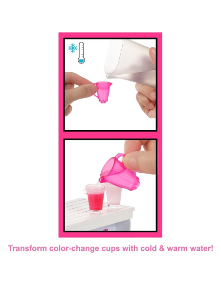 Barbie Bar de Smoothies con Muñeca Rubia y 10 Accesorios