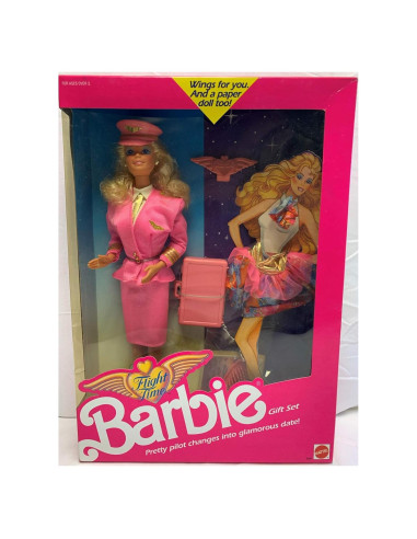 Muñeca Barbie Tiempo de Vuelo 1989 Edición Especial Mattel
