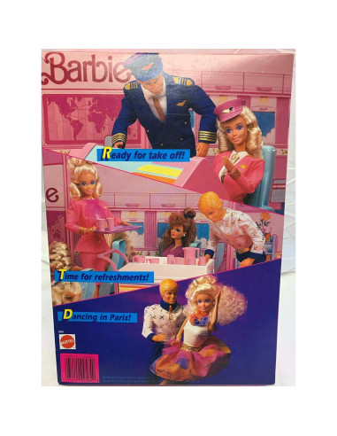Muñeca Barbie Tiempo de Vuelo 1989 Edición Especial Mattel
