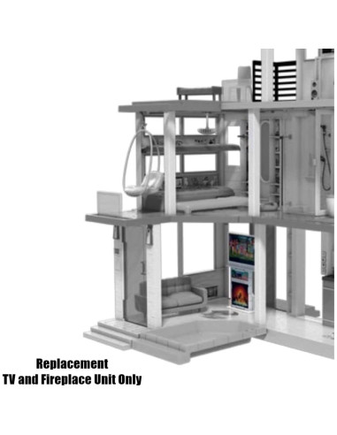 Piezas de Repuesto Barbie Casa de Ensueño - Televisión y Chimenea